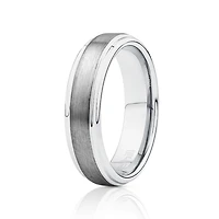 Men's Ring Grey Sapphire Tungsten