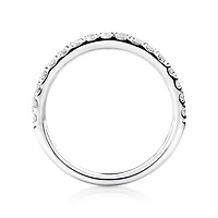 Wedding Band with / Carat TW of Diamonds 14kt White Gold