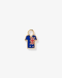 Porte-bonheur de boucles d’oreilles New Zealand Jersey en Vermeil 18Kt