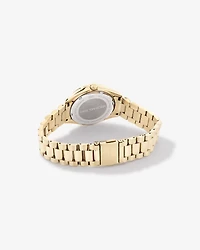 Women's 0.60 Carat TW Diamond Bezel Watch in Gold Tone Stainless Steel