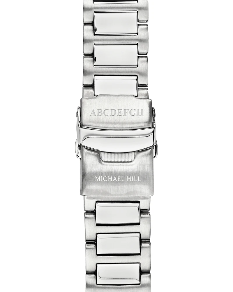 Two-Tone Men's Chronograph Watch in Blue Tone Stainless Steel