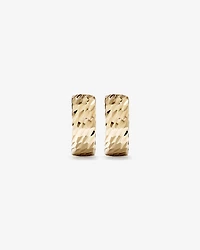11mm Huggie Earrings 10kt Yellow Gold
