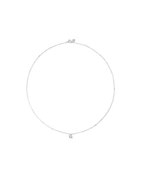 0.23 Carat TW Pear Diamond Halo Pendant in 10kt White Gold