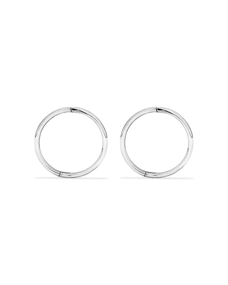 14mm Sleeper Earrings in Sterling Silver