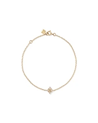 Australian Opal & Diamond Accent Bracelet in 10kt Yellow Gold