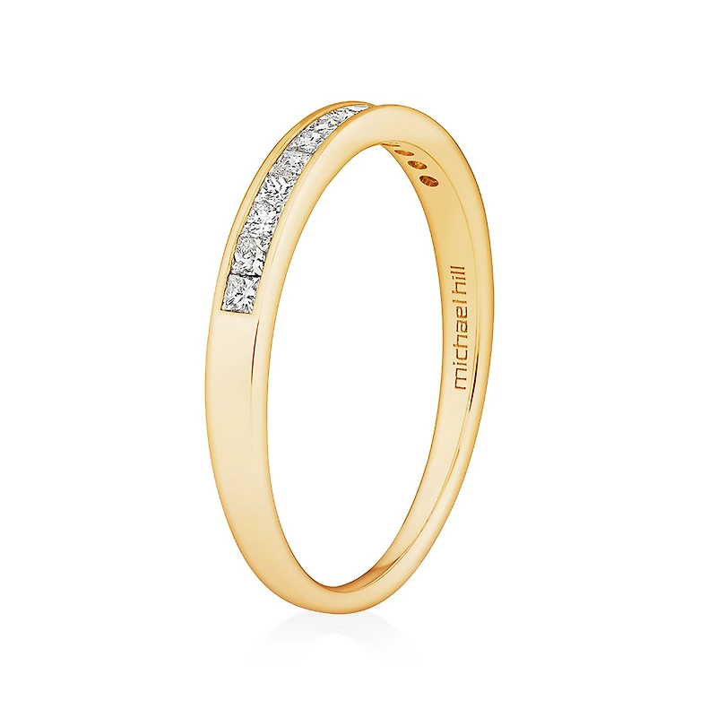 Evermore Wedding Band with 0.25 Carat TW of Diamonds in 14kt Yellow Gold