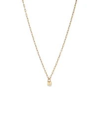 Signature Lock Necklace in 10kt Yellow Gold