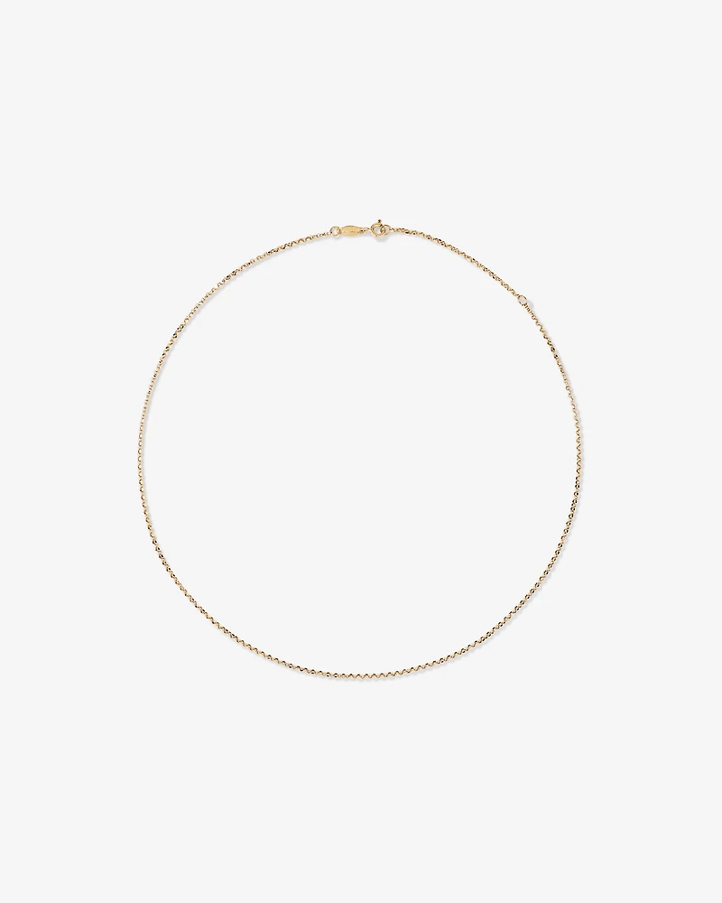 Chaîne belcher massive de 45 cm en or jaune 10 K