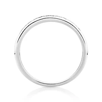 Wedding Band with 1/4 Carat TW of Diamonds in 10kt White Gold