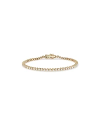 Bracelet de tennis en diamant cultivé en laboratoire TW de 1,80 carat serti en or blanc 10 carats