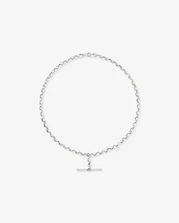 45cm (18") 4.5mm-5mm Width Belcher Fob Chain in Sterling Silver