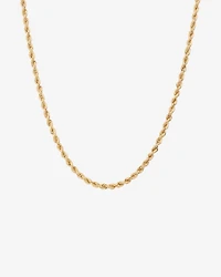 Chaîne cordelette de 55 cm en or jaune 10 K