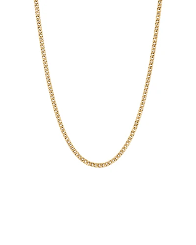55cm (22") 6mm-6.5mm Width Curb Chain in 10kt Yellow Gold