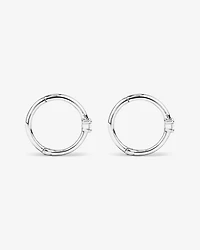 Diamond Accent Sleeper Earrings 10kt Yellow Gold