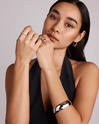 Extra Wide Bangle in Sterling Silver