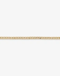 19cm (7.5”) Hollow Miami Curb Bracelet in 10kt Yellow Gold