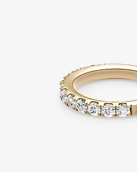 1.00 Carat TW Claw Set Diamond Wedding Ring in 14kt Yellow Gold