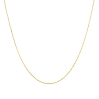 55cm (22") Box Chain in 10kt Yellow Gold