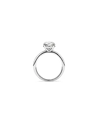 Bague Solitaire avec Diamant Rond Brillant de 1,50 Carat TW en Or Blanc 18 kt