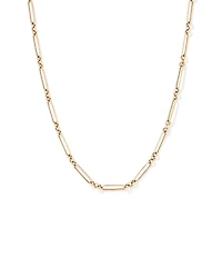5.00mm Wide Paperclip 3 and 1 Chain in 10kt Yellow Gold