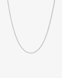 Mini Tennis Necklace with Cubic Zirconia in Sterling Silver
