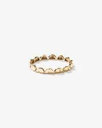 Signature Connect Curve Ring 10kt Yellow Gold