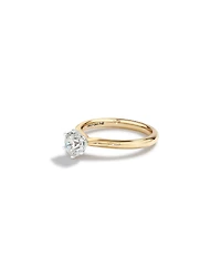 Certified Solitaire Engagement Ring with a 1 Carat TW Diamond in 18kt Yellow/White Gold