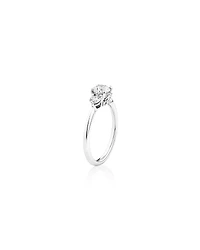 Sir Michael Hill Designer Three Stone Engagement Ring with 0.90 Carat TW of Diamonds in 18kt White Gold