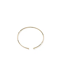 Diamond Torque Bangle in 10kt Yellow Gold