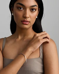 Jonc rond solide 65 mm (2,56") largeur 3 mm en argent sterling