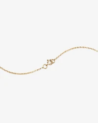 "M" Initial Necklace with 0.10 Carat TW of Diamonds in 10kt Yellow Gold