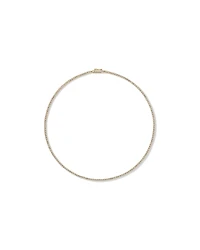 4.00 Carat TW Tennis Necklace in 18kt Yellow Gold