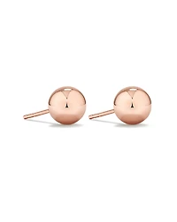 7mm Ball Stud Earrings in 10kt Rose Gold