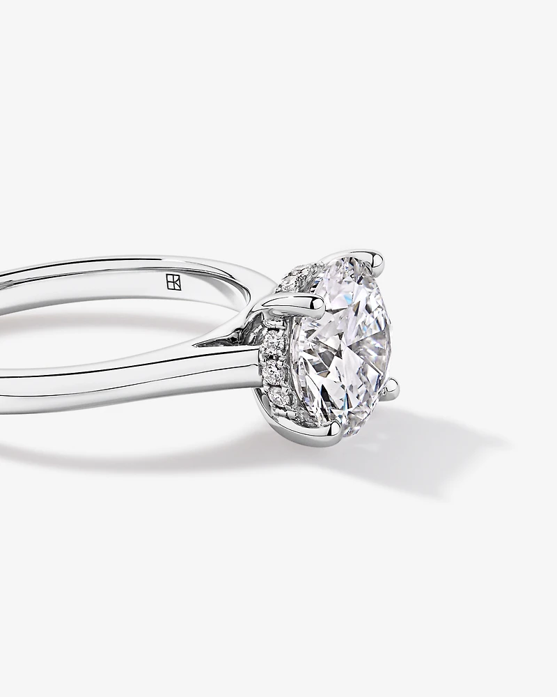 2.32TW Round Brilliant Laboratory-Grown Diamond Solitaire Ring 14kt Gold