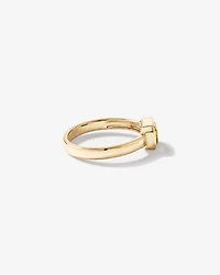 Citrine Bezel Ring 10kt Yellow Gold