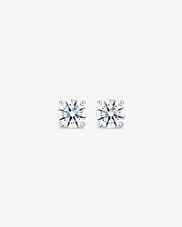 1.00 Carat TW Laboratory-Grown Diamond Solitaire Stud Earrings 14kt Gold
