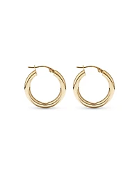15mm Hoop Earrings in 10kt Yellow Gold