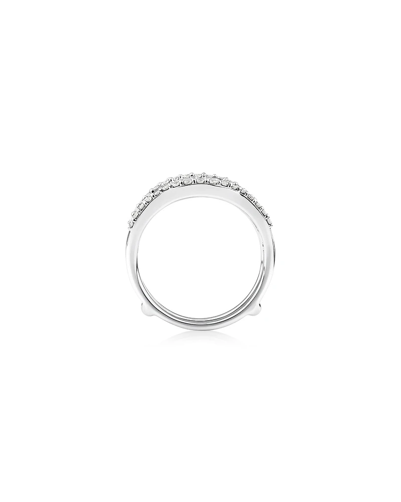 Enhancer Ring with 3/4 Carat TW of Diamonds in 14kt White Gold
