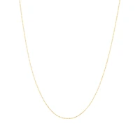 45cm (18") Singapore Chain in 10kt Yellow Gold