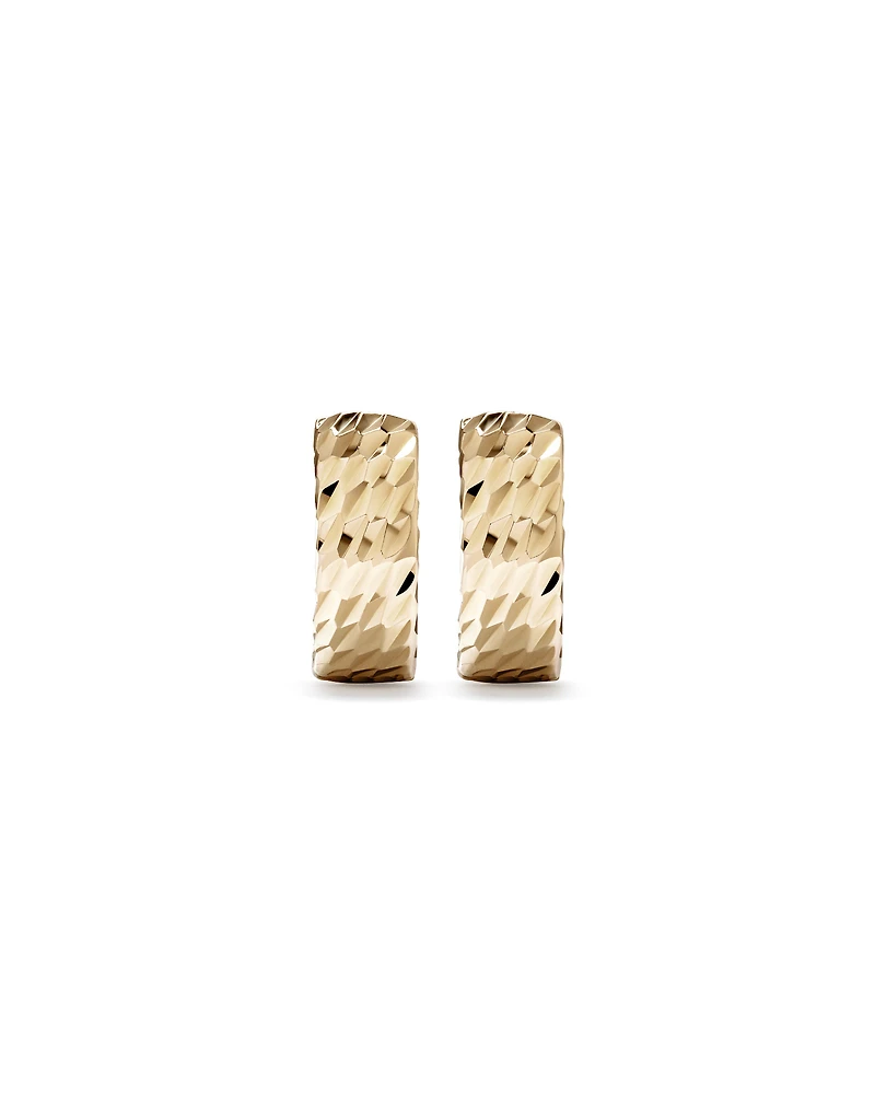 11mm Huggie Earrings 10kt Yellow Gold