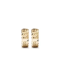 11mm Huggie Earrings 10kt Yellow Gold