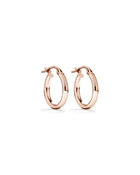 Anneaux de 14 mm en or rose 10 K