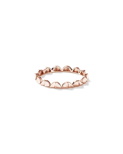 Signature Connect Curve Ring 10kt Rose Gold