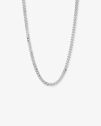 55cm (22") 9mm Width Semi Solid Diamond Cut Curb Chain in 10kt Gold