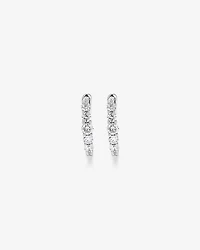 0.50TW Lab Diamond Huggies in Silver