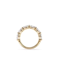 3.00TW Oval Laboratory-Grown Diamond Wedding Ring 14kt Yellow Gold