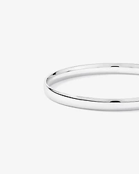 65mm (2.56") 5.5mm Width Solid Round Bangle in Sterling Silver