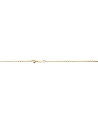 50cm (20") 1mm-1.5mm Width Diamond Cut Belcher Chain in 18kt Yellow Gold
