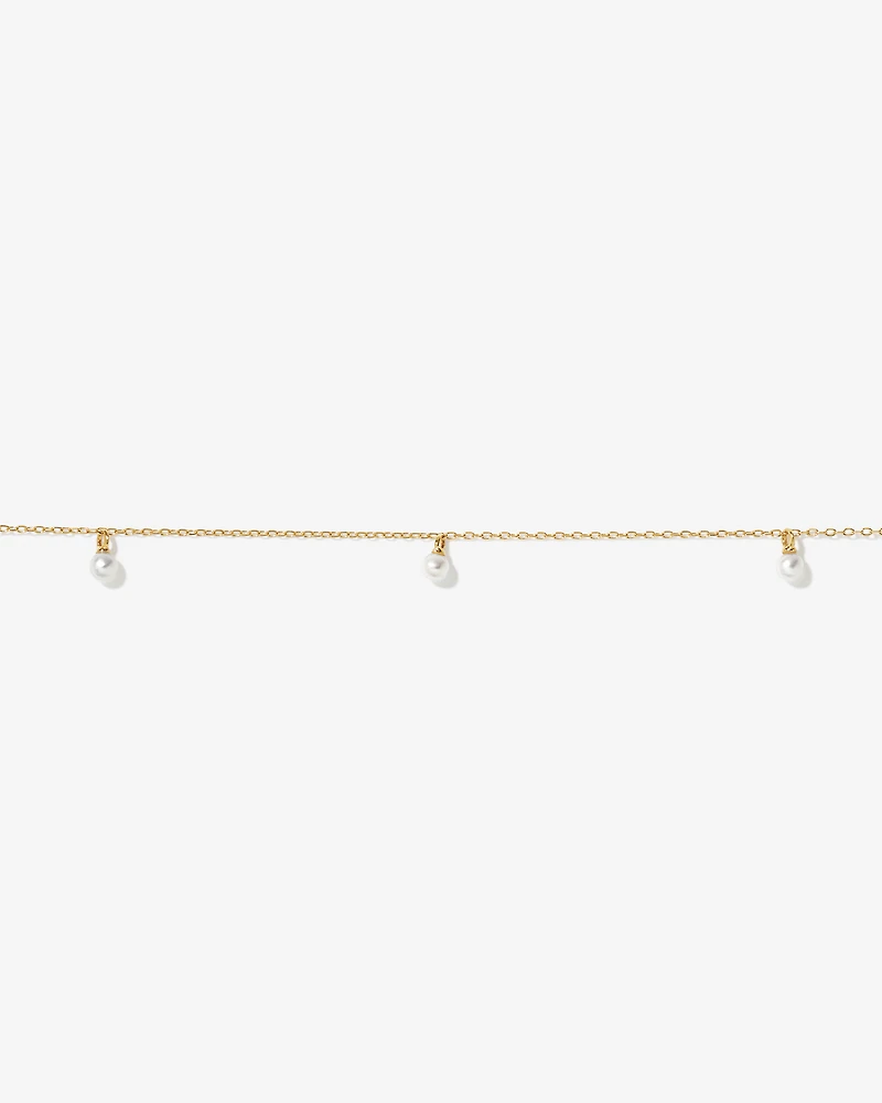 Micro Cultured Freshwater Pearl Bracelet in 10kt Gold