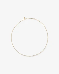 Carat TW Laboratory-Grown Diamond Tennis Necklace set 10kt White Gold